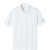Custom Nike Dri-FIT Micro Pique 2.0 Pocket Polo - White Front View 
