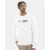 Custom Champion Double Dry Eco White Crewneck Sweatshirt - White 