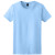 Custom Gildan Women's Ultra Cotton 100% US Cotton T-Shirt - Light Blue Front View 