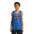 Custom A4 Full Color Sprint Youth Reversible Mesh Tank - Royal/White 