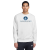 Custom Nike Club Fleece Crew - White 