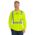 Custom CornerStone ANSI 107 Class 2 Mesh Long Sleeve Tee - Safety yellow