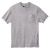 Custom Carhartt Tall Workwear Pocket Short Sleeve T-Shirt - Heather Grey