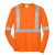 Custom CornerStone Full Color ANSI 107 Class 2 Safety T-Shirt - Safety Orange