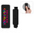Custom Fun Spinner Phone Stand With Screen Cleaner - Black