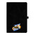 Custom Striped Watermark Notebook - Back