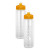 Custom 24 oz Debossed Grip Bottle - Orange