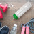 Custom 24 oz Debossed Grip Bottle - Green - Lifestyle View