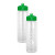 Custom 24 oz Debossed Grip Bottle - Green