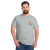 Custom Carhartt Force Short Sleeve Pocket T-Shirt - Heather Grey