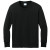 Custom Port & Company Youth Long Sleeve Core Cotton Tee - Jet Black