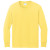 Custom Port & Company Youth Long Sleeve Core Cotton Tee - Yellow