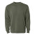 Custom Independent Trading Co. Full Color Midweight Pigment Dyed Crew Neck Sweatshirt - Army