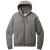 Custom Nike Full Color Women's Club Fleece Sleeve Swoosh Full-Zip Hoodie - Charcoal Heather