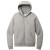 Custom Nike Full Color Women's Club Fleece Sleeve Swoosh Full-Zip Hoodie - Dark Grey heather 