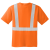 Custom CornerStone Full Color ANSI 107 Class 2 Safety T-Shirt - Safety orange