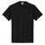 Custom Port & Company Full Color Cotton T-Shirt - Jet Black Front View 