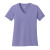 Custom Port & Company Full Color Women's Core Cotton V-Neck Tee - Violetq