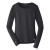 Custom OGIO Women's Long Sleeve Pulse Crew - Blacktop