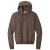 Custom Port & Company Full Color Core Fleece Pullover Hooded Sweatshirt - Heather dark chocolate brown