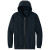 Custom CornerStone Tough Fleece Full-Zip Hoodie - Navy Front View 