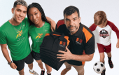 Small groups and teams wearing print on demand small batch custom apparel