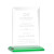 Custom 6 3/4" Sullivan Award - Starfire with Green Base