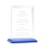 Custom 6 3/4" Sullivan Award - Starfire with Blue Base