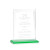 Custom Sullivan Award - Starfire/Green 7 1/2"