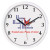 Custom Logo Photo Wall Clock - White