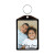 Custom Transluscent Sparkly Snap in Key tag - Black