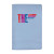 Custom 5" x 7" Pastel Sewn Paper Cover Notebook - Blue