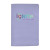 Custom 5" x 7" Pastel Sewn Paper Cover Notebook - Purple