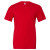 Custom Bella + Canvas Full Color Unisex Jersey Short Sleeve Tee - Red Front View