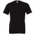 Custom Bella + Canvas Full Color Unisex Jersey Short Sleeve Tee - Black Front View