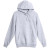 Custom Lane Seven Full Color Premium Pullover Hoodie - Heather Grey Front View