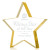 Custom Esna Star Award - Gold Starfire 5"