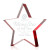 Custom Esna Star Award - Red Starfire 5"
