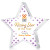 Custom Full Color Award - Esna Clear Star 5"