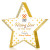 Custom Full Color Award - Esna Gold Star 5"