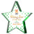 Custom Full Color Award - Esna Green Star 5"