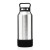 Custom 32 oz Growler Bottle w/Silicone Bowl - Black 