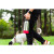 Custom 32 oz Growler Bottle w/Silicone Bowl - Red Lifestyle View 