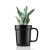 Custom 16 oz Planter Mug - Black In Use 