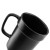 Custom 16 oz Planter Mug - Black Side View 