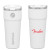 Custom Splitflask Two-Sided Tumbler - 30 oz - Harper White
