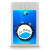Custom Credit Card Style Antibacterial Hand Sanitizer Spray - Translucent Frost Front View