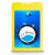 Custom Credit Card Style Antibacterial Hand Sanitizer Spray - Translucent Yellow Front View