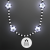 Custom LED Soccer Bead Necklace, World Cup Medallion