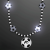 Custom Light Up Soccer Ball Beads Necklace with Soccer Medallion